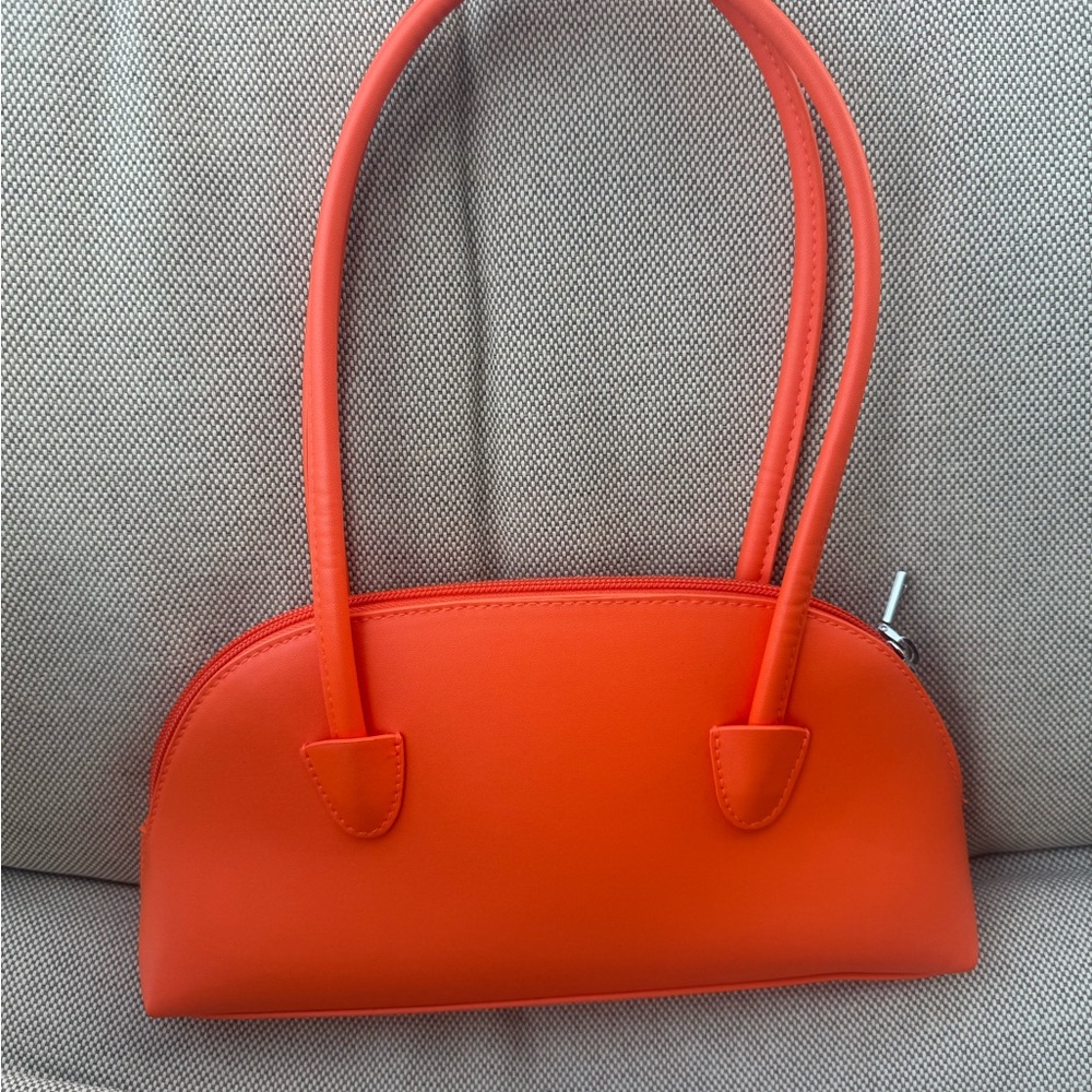 Elegant Orange Women's Handbag